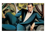 Portrait du Marquis d'Afflitto Impressão giclée premium por Tamara De Lempicka