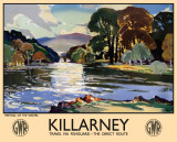 Killarney Cartel de chapa