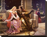 Tristán e Isolda Reproducción en lienzo de la lámina por Frederick Leighton