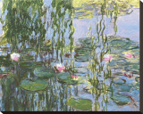 Water Lilies Stretched Canvas Print by Claude Monet Water Lilies Stretched Canvas Print by Claude Monet