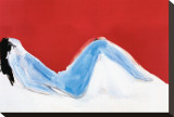 Nu Allonge Stretched Canvas Print by Nicolas De Staël