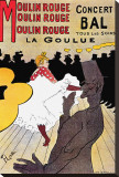 Moulin Rouge Stretched Canvas Print by Henri de Toulouse-Lautrec
