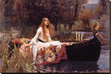 Lady of Shalott Płótno naciągnięte na blejtram - reprodukcja autor John William Waterhouse Lady of Shalott Płótno naciągnięte na blejtram - reprodukcja autor John William Waterhouse