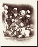 Jim Brown Reproduction transférée sur toile par Allen Friedlander
