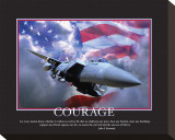 Courage Stretched Canvas Print