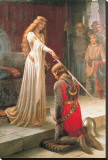 El espaldarazo Reproducción en lienzo de la lámina por Edmund Blair Leighton El espaldarazo Reproducción en lienzo de la lámina por Edmund Blair Leighton