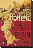 Puccini, La Boheme Stretched Canvas Print by Adolfo Hohenstein