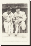 Ted and Joe Stretched Canvas Print by Allen Friedlander