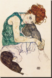 The Artist's Wife Canvastaulu tekijänä Egon Schiele