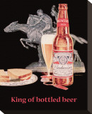 Budweiser Beer Stretched Canvas Print