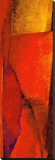 Triptych Red Wassily II Reproducción en lienzo de la lámina por Petro Mikelo Triptych Red Wassily II Reproducción en lienzo de la lámina por Petro Mikelo