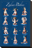Zodiac Babies Reproduction transférée sur toile : par Tom Arma