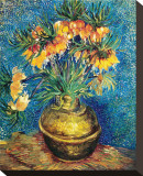 Crown Imperial Fritillaries in a Copper Vase, c.1886 Stretched Canvas Print by Vincent van Gogh