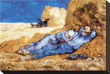 Descanso a mediodía (inspirado en Millet), ca.1890 Reproducción en lienzo de la lámina por Vincent van Gogh
