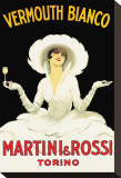 Martini and Rossi Stretched Canvas Print by Marcello Dudovich