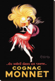 Cognac Monnet Stretched Canvas Print by Leonetto Cappiello