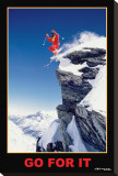 Go For It Stretched Canvas Print