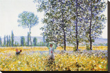 Field in Spring Stretched Canvas Print by Claude Monet Field in Spring Stretched Canvas Print by Claude Monet