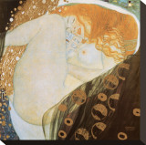 Danae Reproducción en lienzo de la lámina por Gustav Klimt Danae Reproducción en lienzo de la lámina por Gustav Klimt