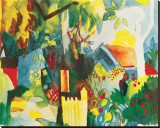 Landschaft Leinwand von Auguste Macke