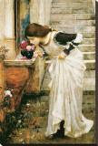 Le sanctuaire Reproduction transférée sur toile par John William Waterhouse