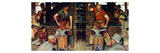 Blacksmith's Boy-Heel and Toe Giclee Print by Norman Rockwell