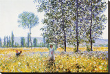 Field in Spring Stretched Canvas Print by Claude Monet Field in Spring Stretched Canvas Print by Claude Monet