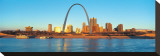 St. Louis Arch and Skyline Stretched Canvas Print
