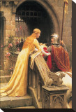 God Speed Stretched Canvas Print by Edmund Blair Leighton