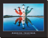 Motivational - Working Together Reproducción en lienzo de la lámina