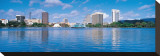 Orlando across Lake Eola, Florida Stretched Canvas Print