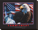 Commitment Stretched Canvas Print