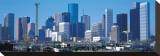 Houston Skyscrapers Stretched Canvas Print