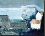 Paysage Mediterraneen Stretched Canvas Print by Nicolas De Staël