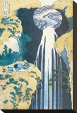 Cascade of Amida, Province of Kiso, c.1830 Stretched Canvas Print by Hokusai Katsushika