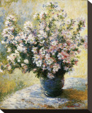Vase of Flowers Stretched Canvas Print by Claude Monet Vase of Flowers Stretched Canvas Print by Claude Monet