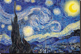 Sternennacht Leinwand von Vincent van Gogh