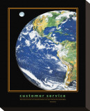 Customer Service Stretched Canvas Print
