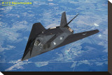 Airplane F-117 Nighthawk Leinwand