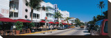 Ocean Drive, Miami Beach, Florida Stretched Canvas Print by Panoramic Images 