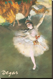 Ballerina Stretched Canvas Print by Edgar Degas