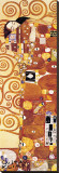 The Embrace (detail) Stretched Canvas Print by Gustav Klimt