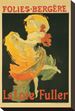 Folies Bergeres Reproducción en lienzo de la lámina por Jules Chéret