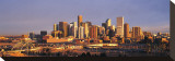 Denver Skyline Stretched Canvas Print