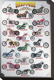 Choppers Stretched Canvas Print
