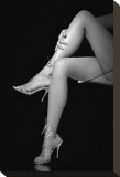 High Heels Stretched Canvas Print