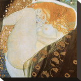 Danae Stretched Canvas Print by Gustav Klimt