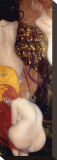 Poissons rouges Reproduction transférée sur toile : par Gustav Klimt