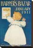 Harper's Bazar, January 1911 Stretched Canvas Print