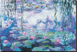 Water Lilies Stretched Canvas Print by Claude Monet Water Lilies Stretched Canvas Print by Claude Monet